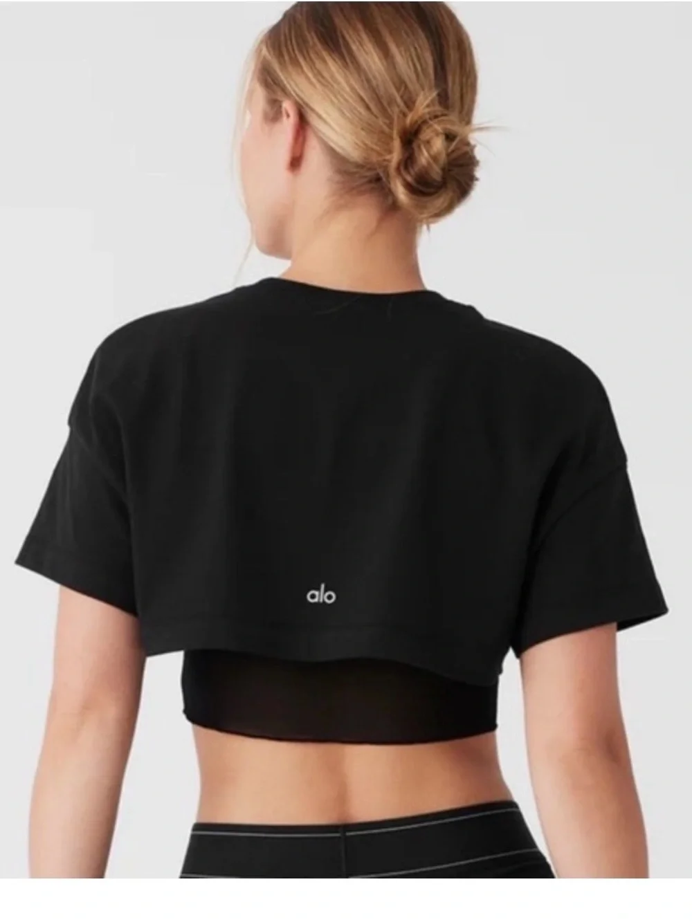 Cropped White Crewneck Tee - Basic Casual Top